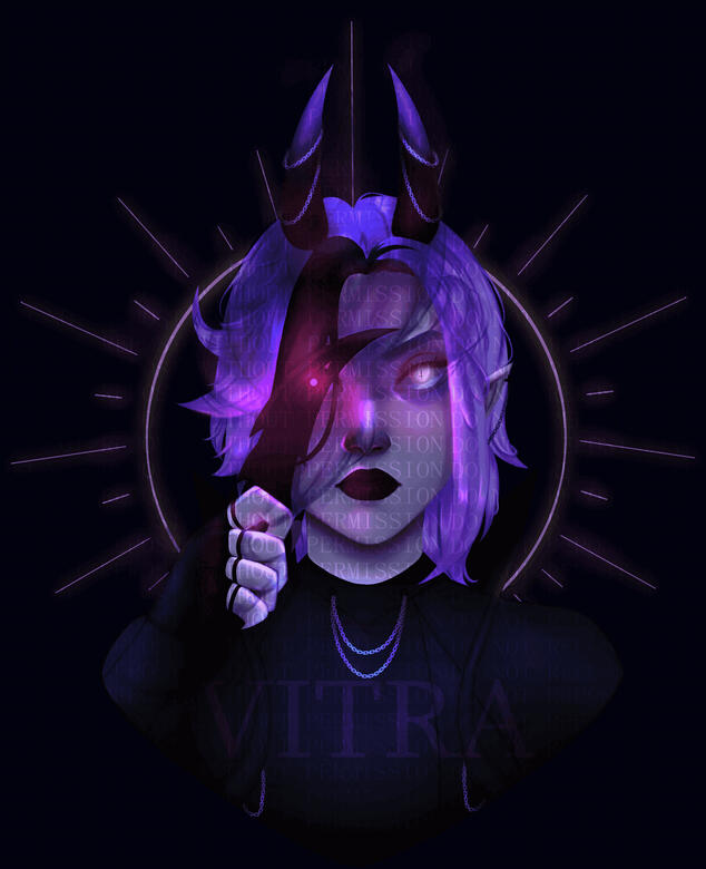 Personal OC Work, Full Painting, Nov 2022